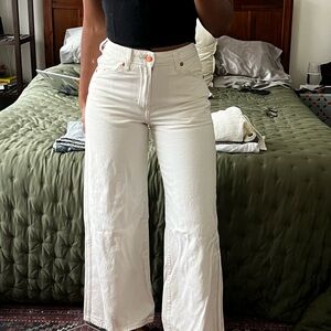 Wrangler Cream Denim Jeans